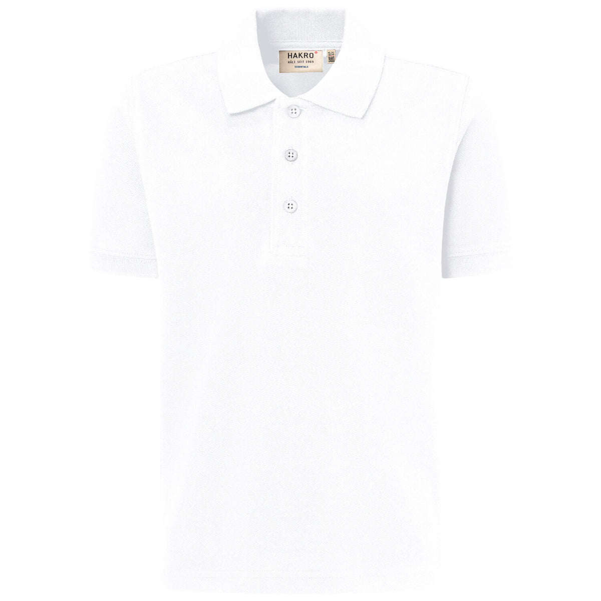 Hakro 545 Kinder Poloshirt Bio-Baumwolle – weiß