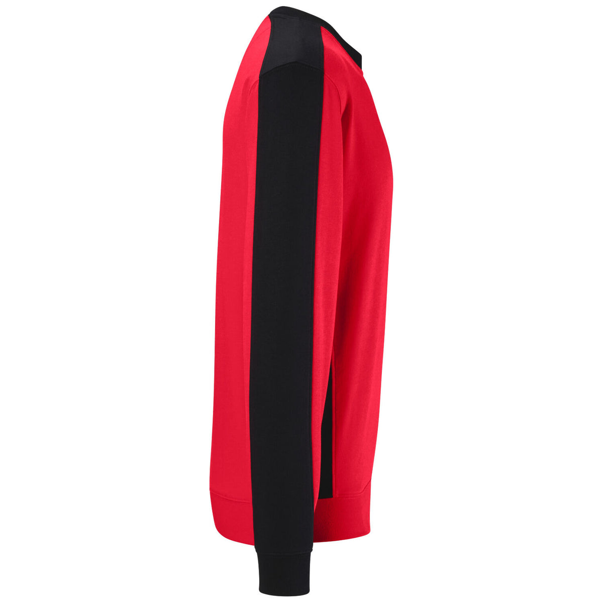 Hakro 549 Sweatshirt Contrast Mikralinar ECO – rot