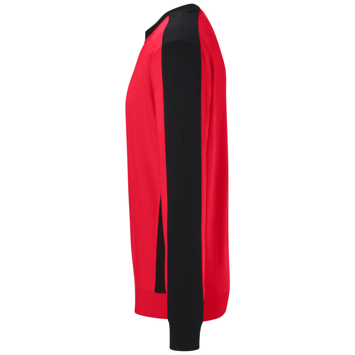 Hakro 549 Sweatshirt Contrast Mikralinar ECO – rot