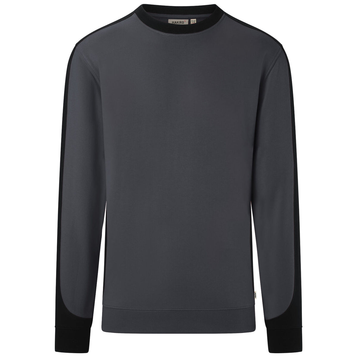 Hakro 549 Sweatshirt Contrast Mikralinar ECO – karbongrau