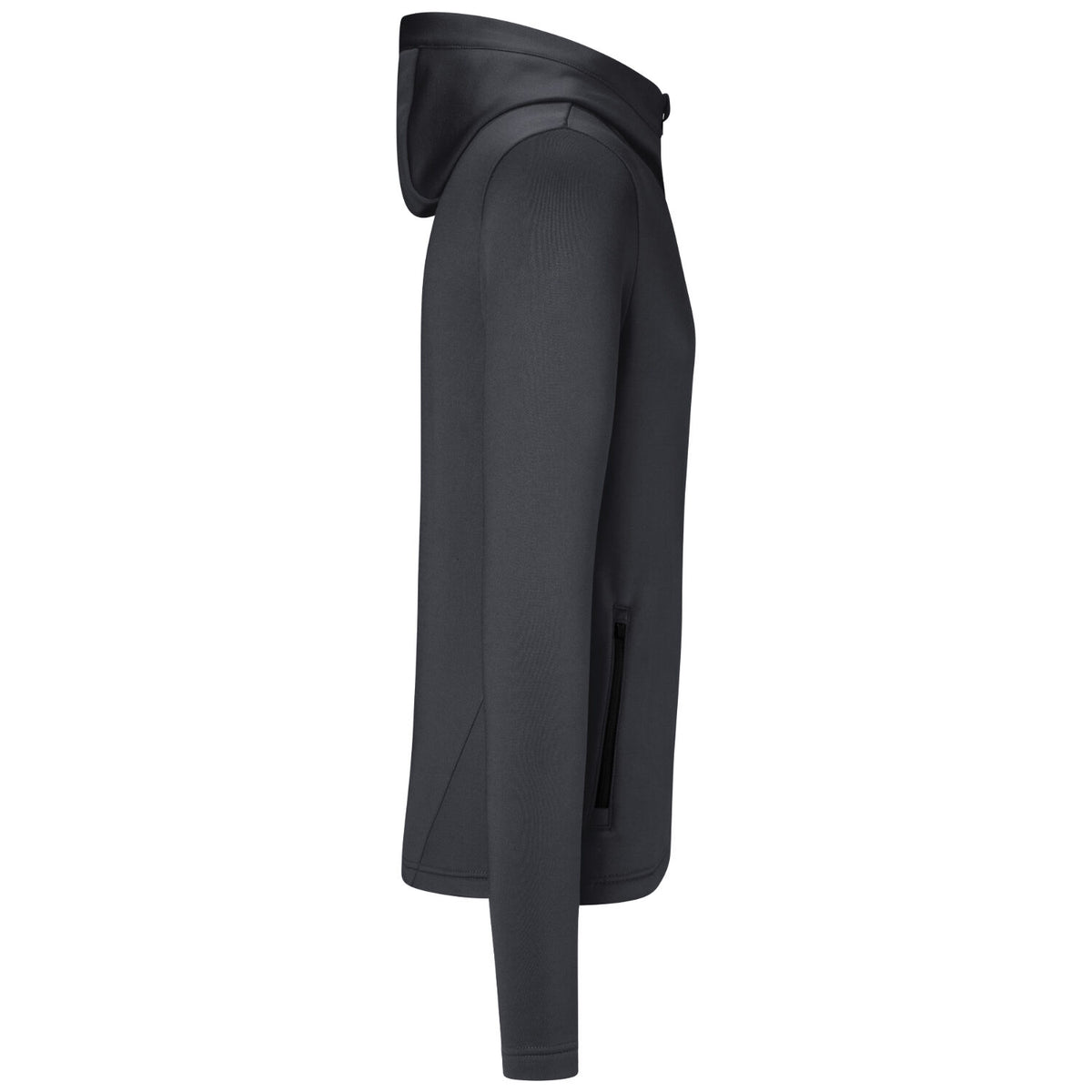 Hakro 873 Kapuzen-Tecjacke ECO – karbongrau