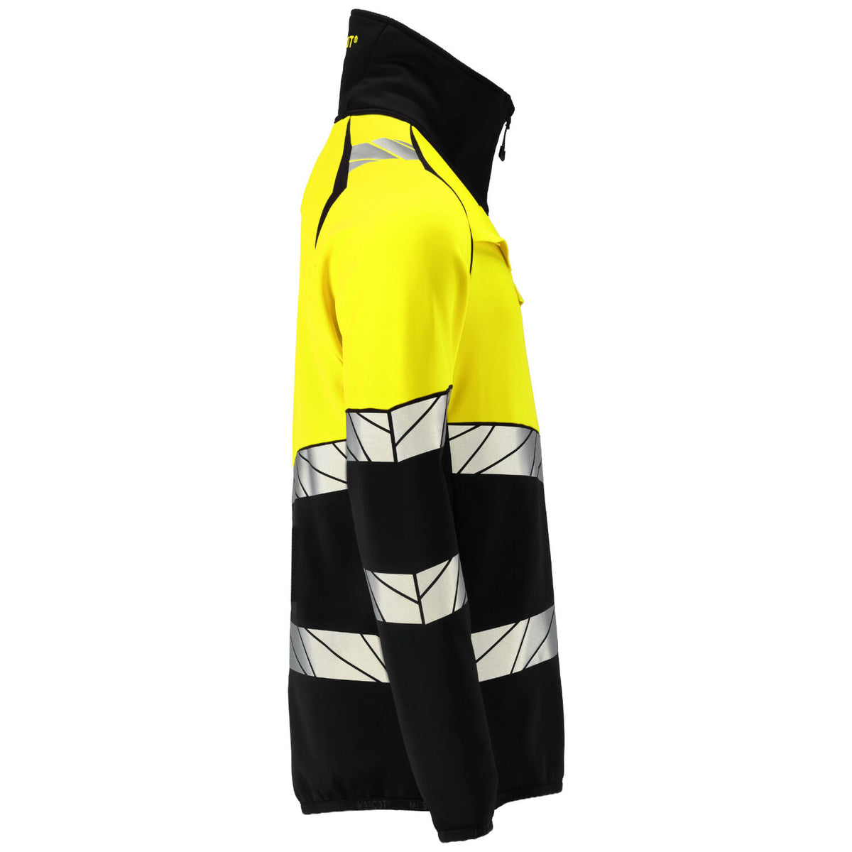 Mascot Accelerate Safe Warnschutz-Fleecejacke – schwarz/leuchtgelb
