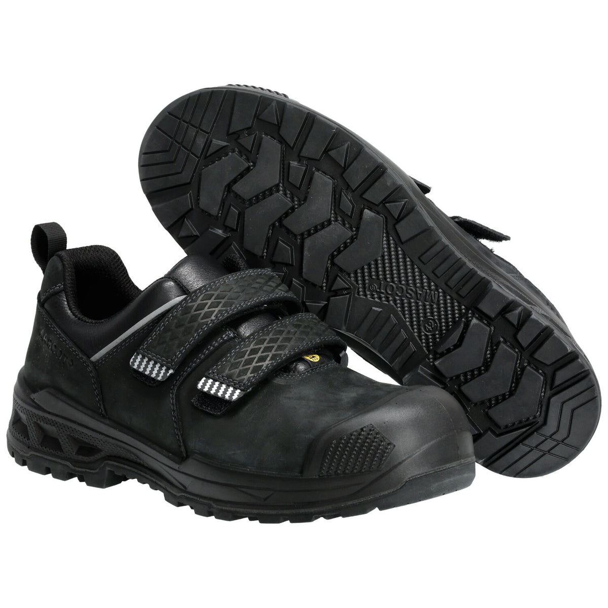 Mascot Industry F1122 S3S Sicherheitshalbschuhe schwarz – schwarz