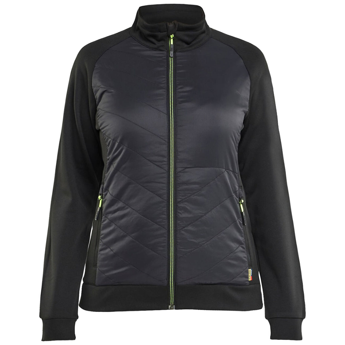 Blåkläder Damen 3419 Hybrid Sweater – schwarz/gelb