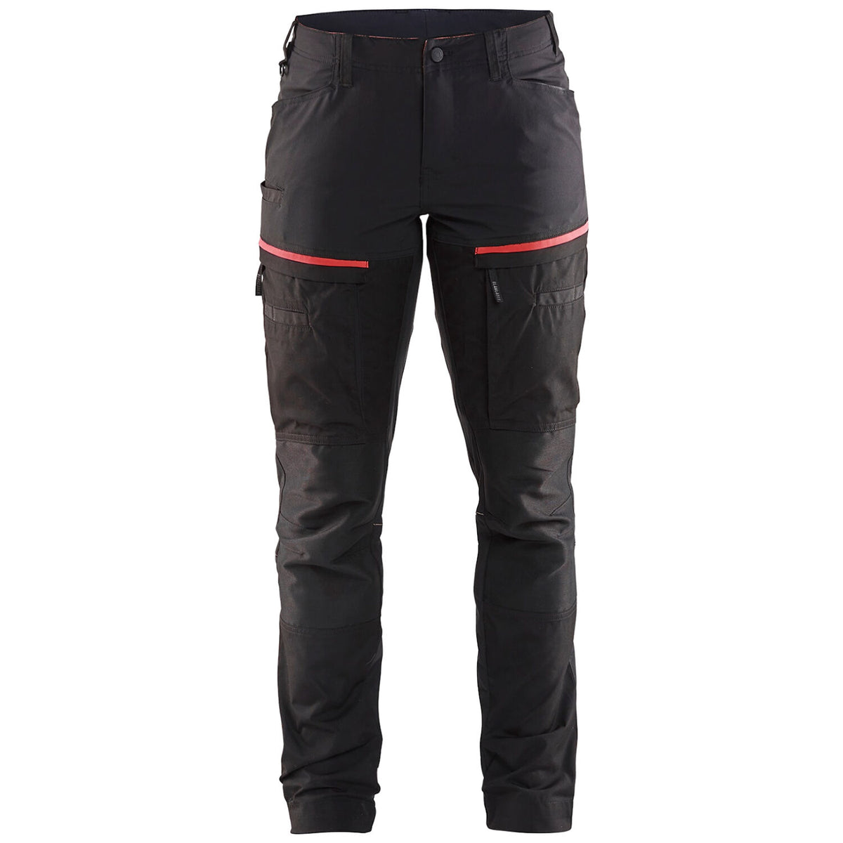 Blåkläder Damen 7166 Service Arbeitshose – schwarz/rot