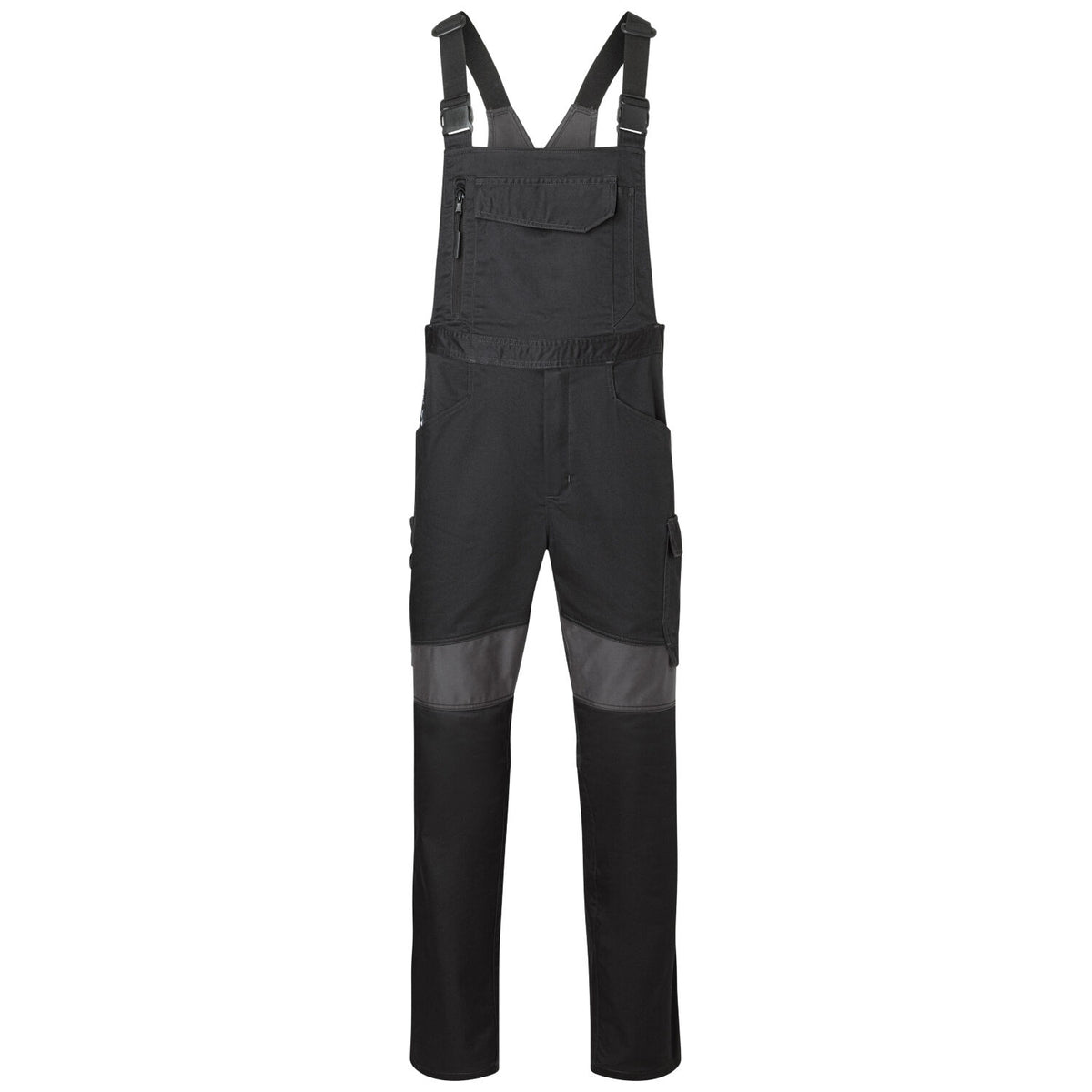 Kübler Reforce Latzhose – schwarz/dunkelgrau