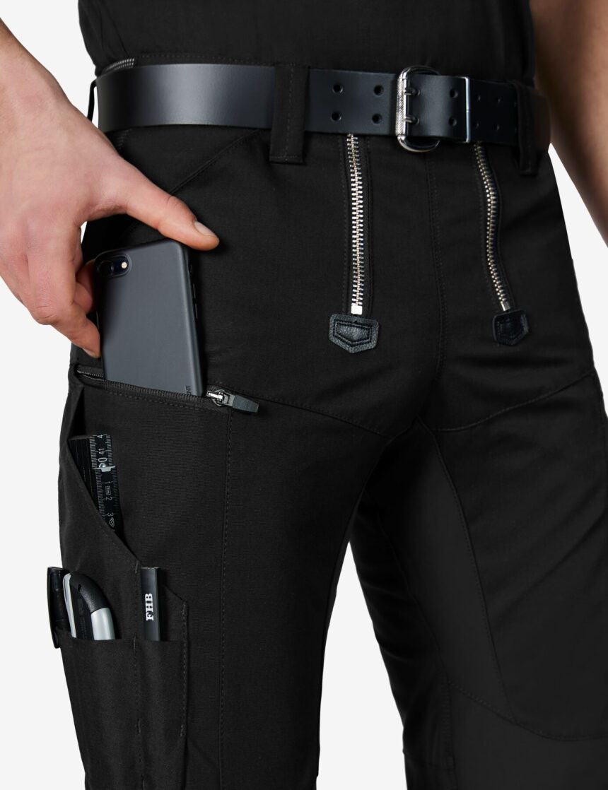 Stretch Zunft Piratenhose "LOU" - FHB® schwarz