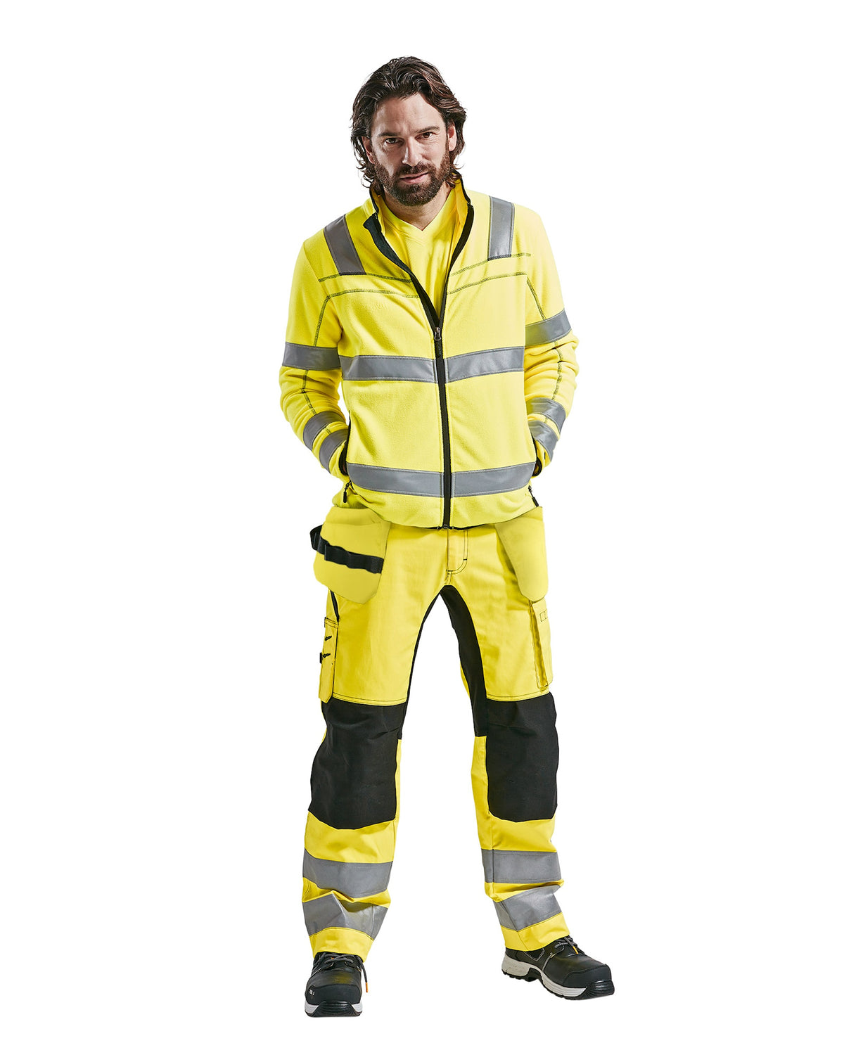 Blåkläder 4941 Warnschutz Microfleece-Jacke – gelb