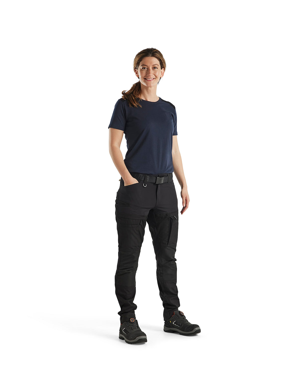 Blåkläder Damen 7166 Service Arbeitshose – schwarz/dunkelgrau