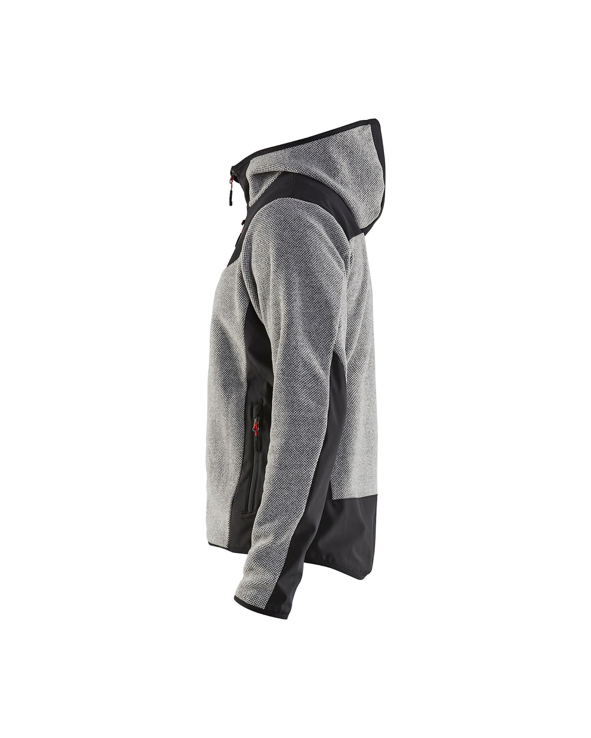 Blåkläder 5940 Strickjacke – grau-melange/schwarz