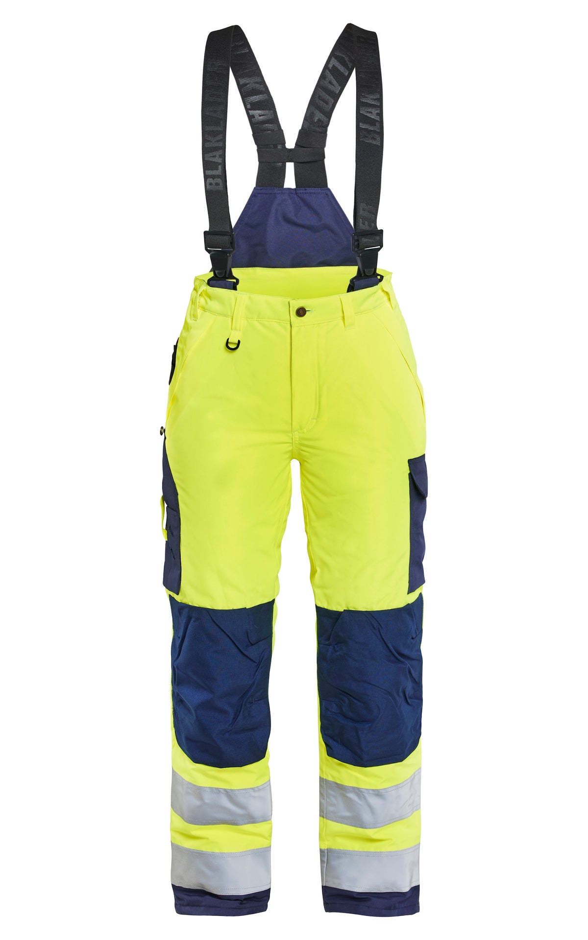 Blåkläder Damen 7885 Warnschutz-Winterhose – gelb/marine