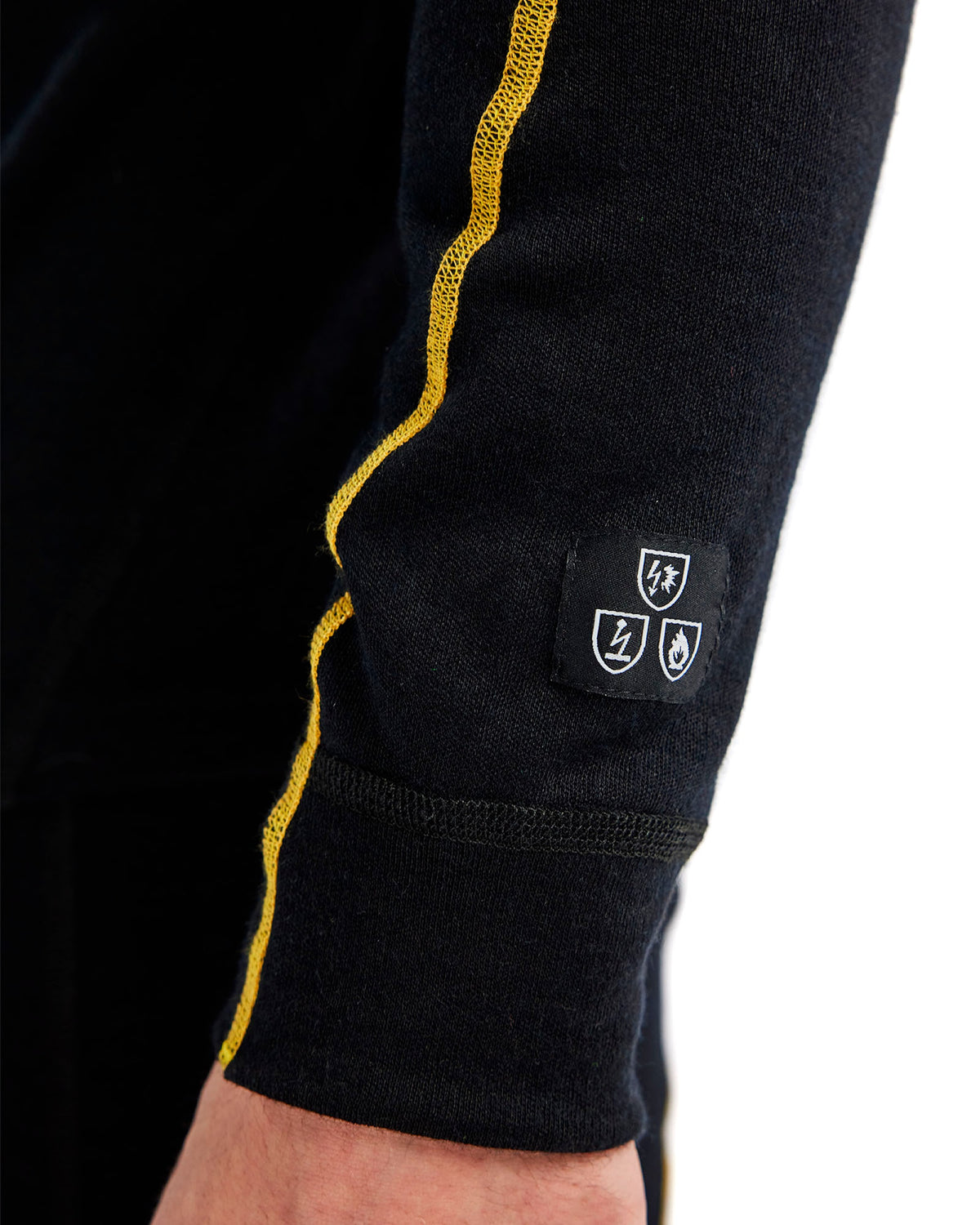 Blåkläder 4796 Flammschutz Unterhemd Half-Zip schwarz – schwarz