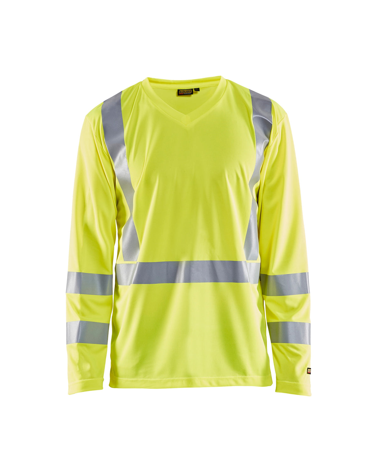 Blåkläder 3383 Warnschutz Langarmshirt UV-Schutz – gelb