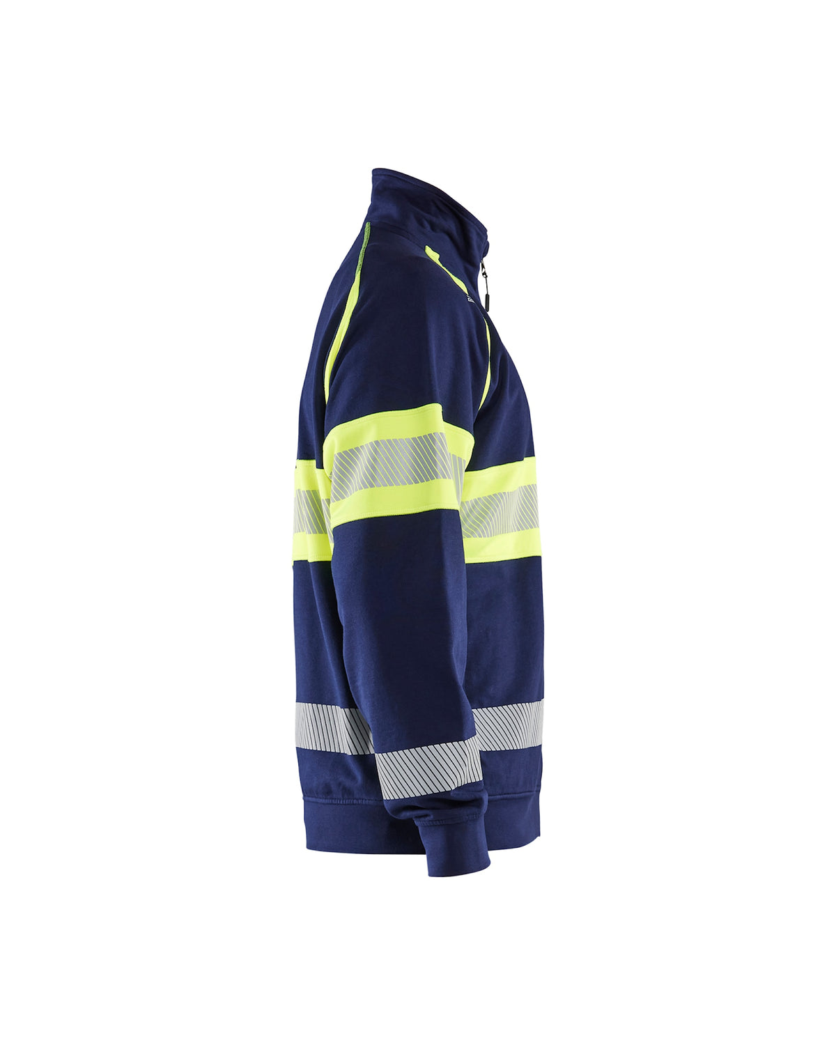 Blåkläder 3551 Warnschutz Sweatjacke Kl. 1 – marine/gelb