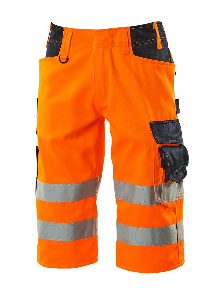 Mascot Luton Safe Supreme Warn-Piratenhose – orange/schwarzblau
