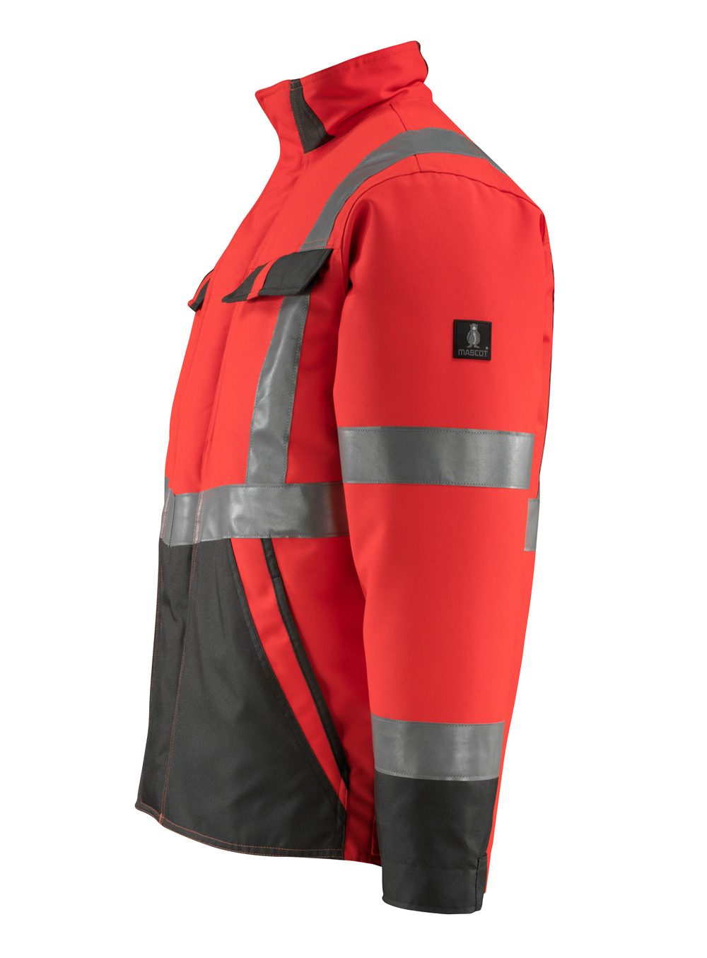 Mascot Penrith Safe Light Warn-Pilotjacke – rot/anthrazit