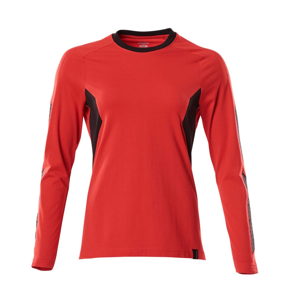 Mascot Damen Accelerate Langarmshirt – verkehrsrot/schwarz