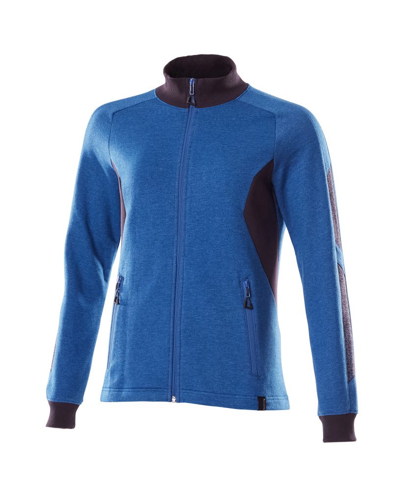 Mascot Damen Accelerate Sweatjacke – azurblau/schwarzblau