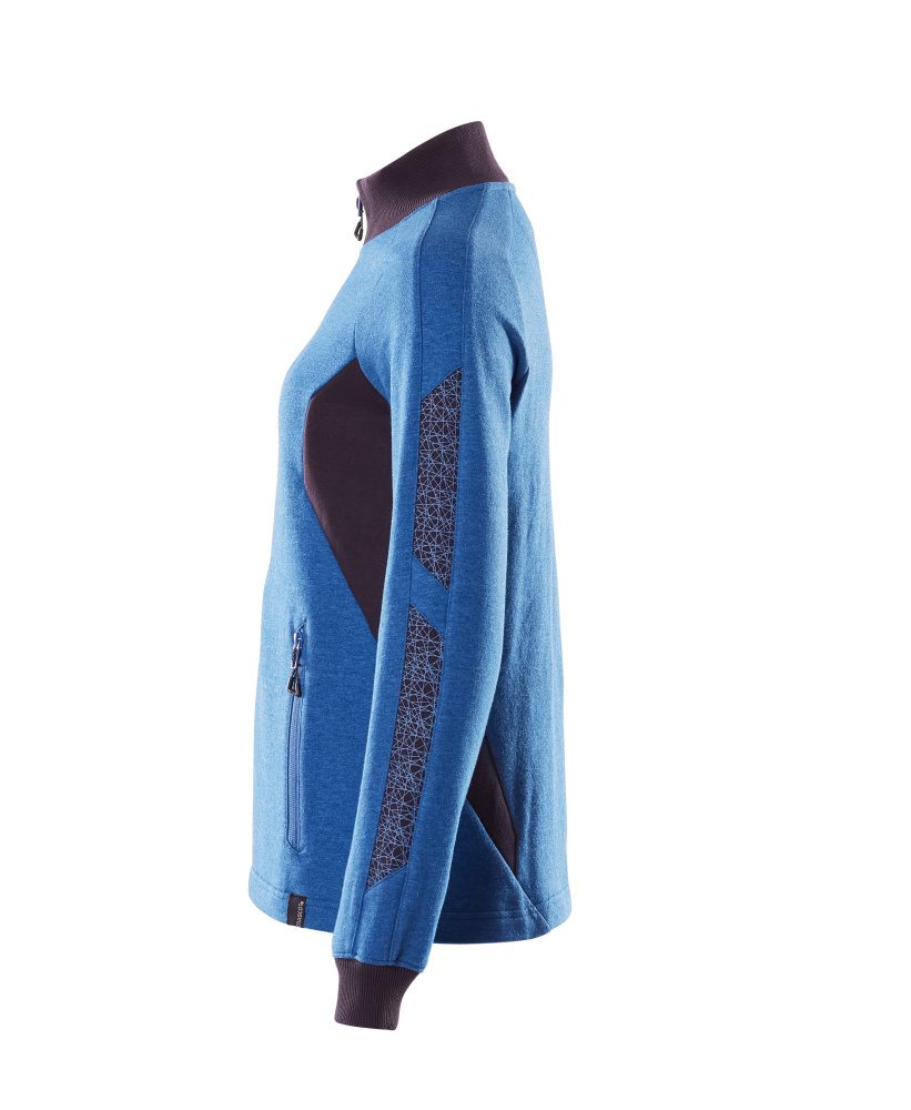 Mascot Damen Accelerate Sweatjacke – azurblau/schwarzblau