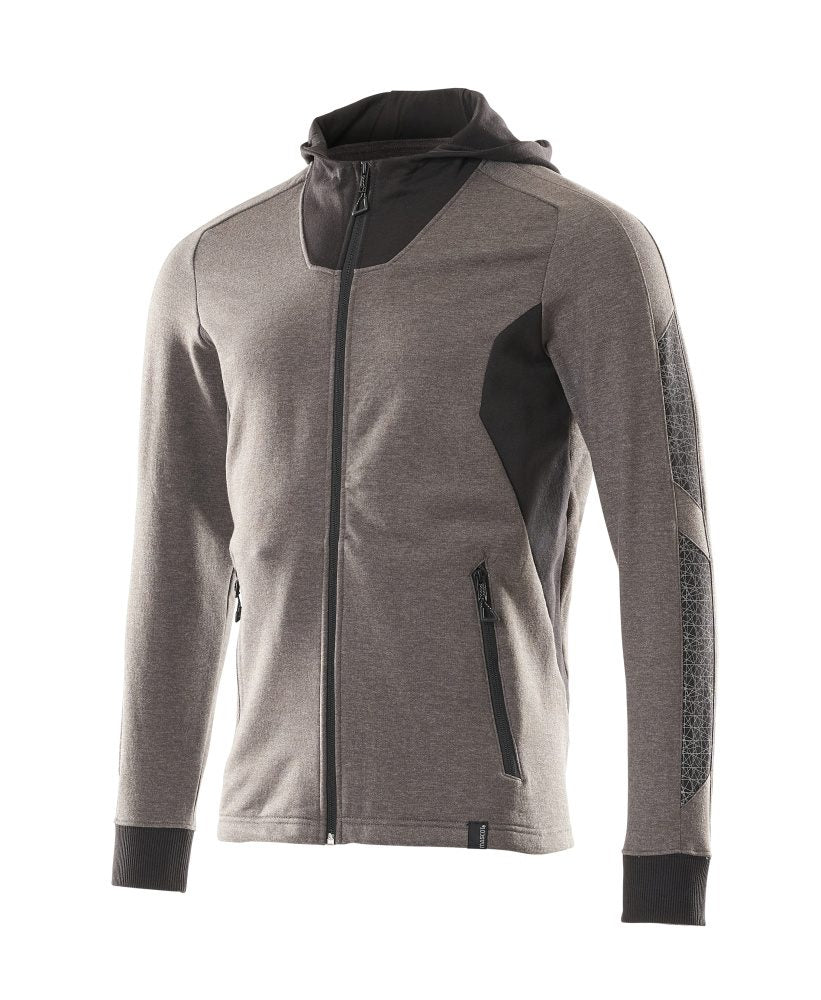 Mascot Accelerate Kapuzen-Sweatjacke – dunkelanthrazit/schwarz
