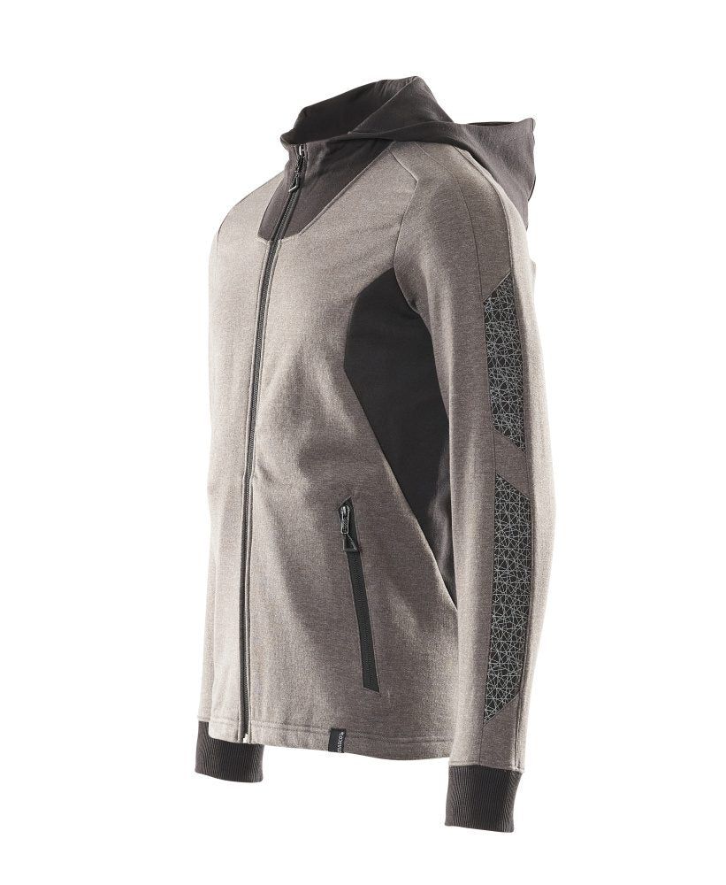 Mascot Accelerate Kapuzen-Sweatjacke – dunkelanthrazit/schwarz