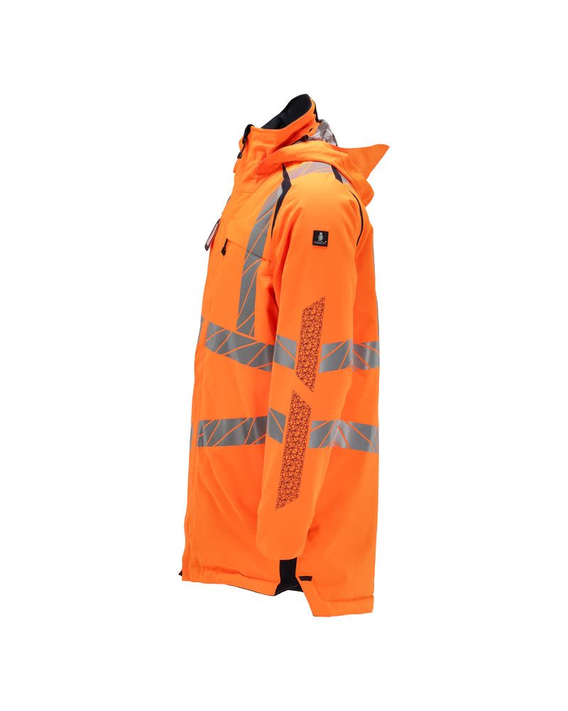 Mascot Accelerate Safe Warnschutz Winter-Parka – orange/schwarzblau