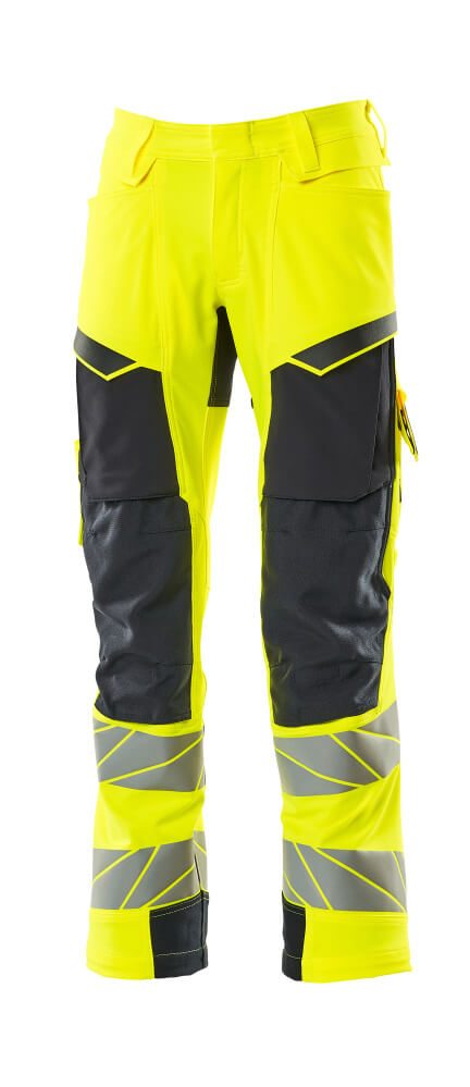 Mascot Kl.2 Accelerate Safe Warn Stretchbundhose 19079-511 – gelb/schwarzblau