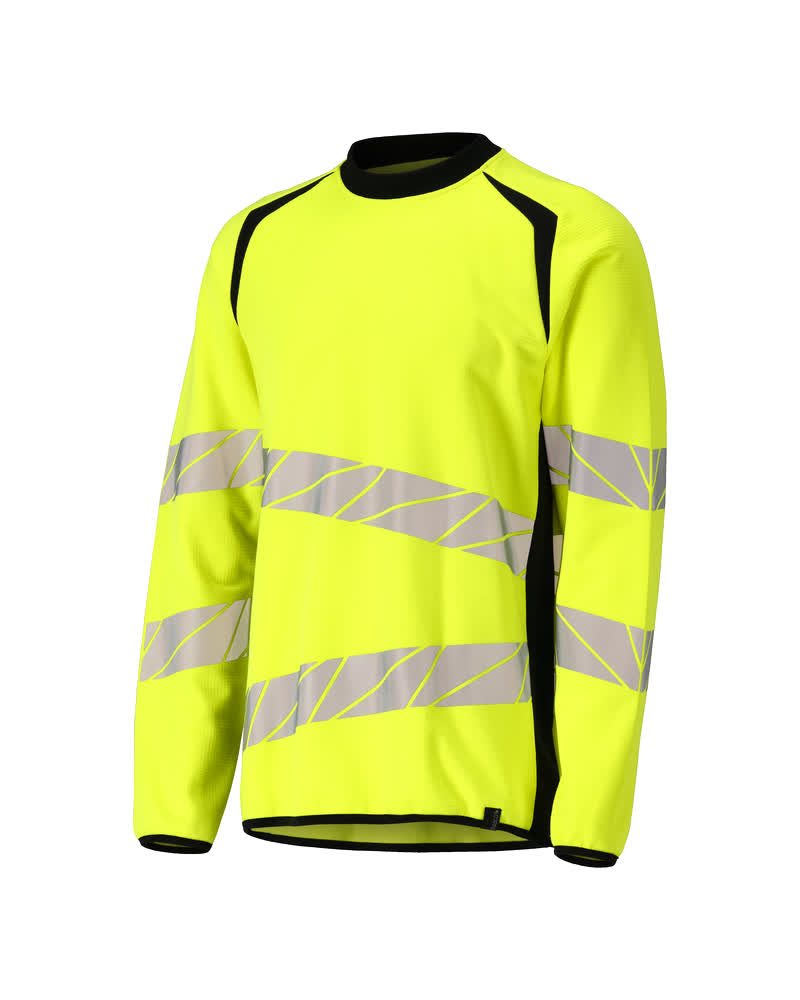 Mascot Accelerate Safe Warnschutz Sweatshirt – gelb/schwarz