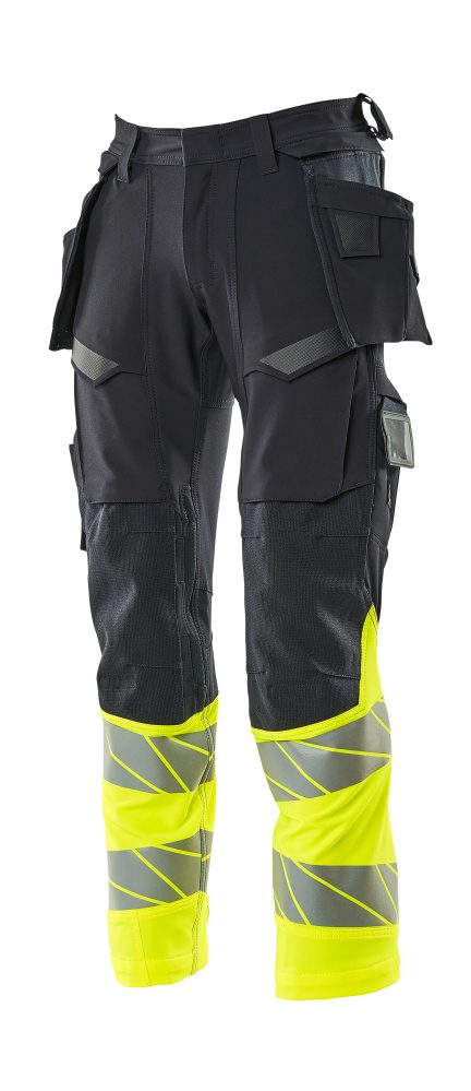 Mascot Accelerate Safe Warnschutz Bundhose Kl.1 19131-711 – schwarzblau/gelb