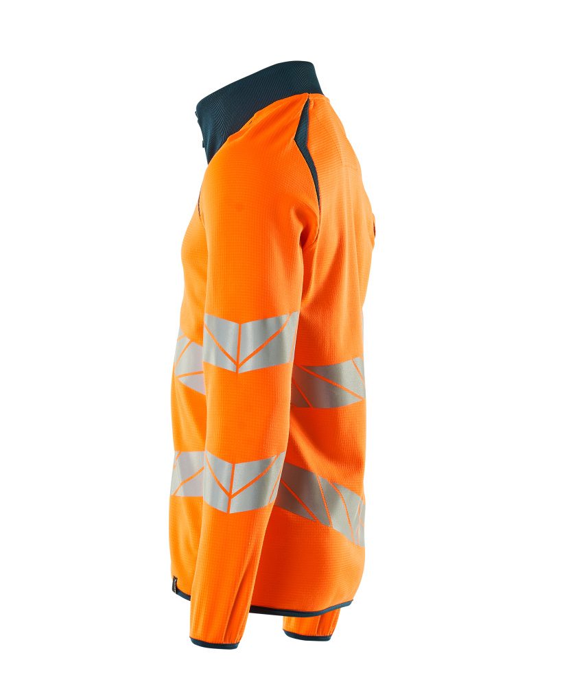 Mascot Accelerate Safe Warnschutz Sweatjacke – orange/dunkelpetroleum