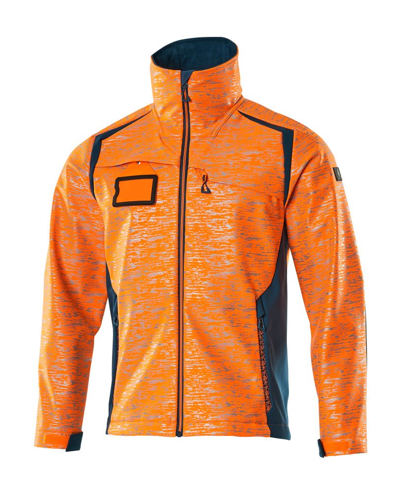 Mascot Accelerate Safe Softshelljacke – orange/dunkelpetroleum