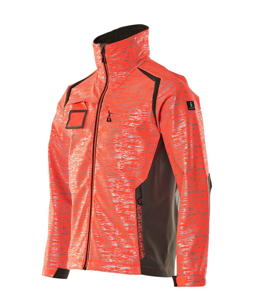 Mascot Accelerate Safe Softshelljacke – rot/dunkelanthrazit