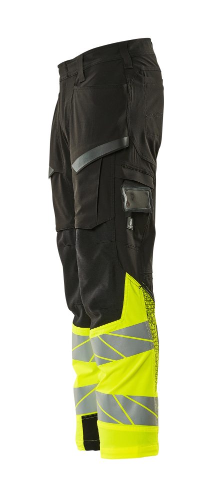 Mascot Kl.1 Accelerate Safe Warn Stretchbundhose – schwarz/gelb