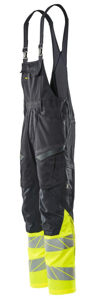 Mascot Accelerate Safe Warnschutz Latzhose Kl.1 – schwarzblau/gelb