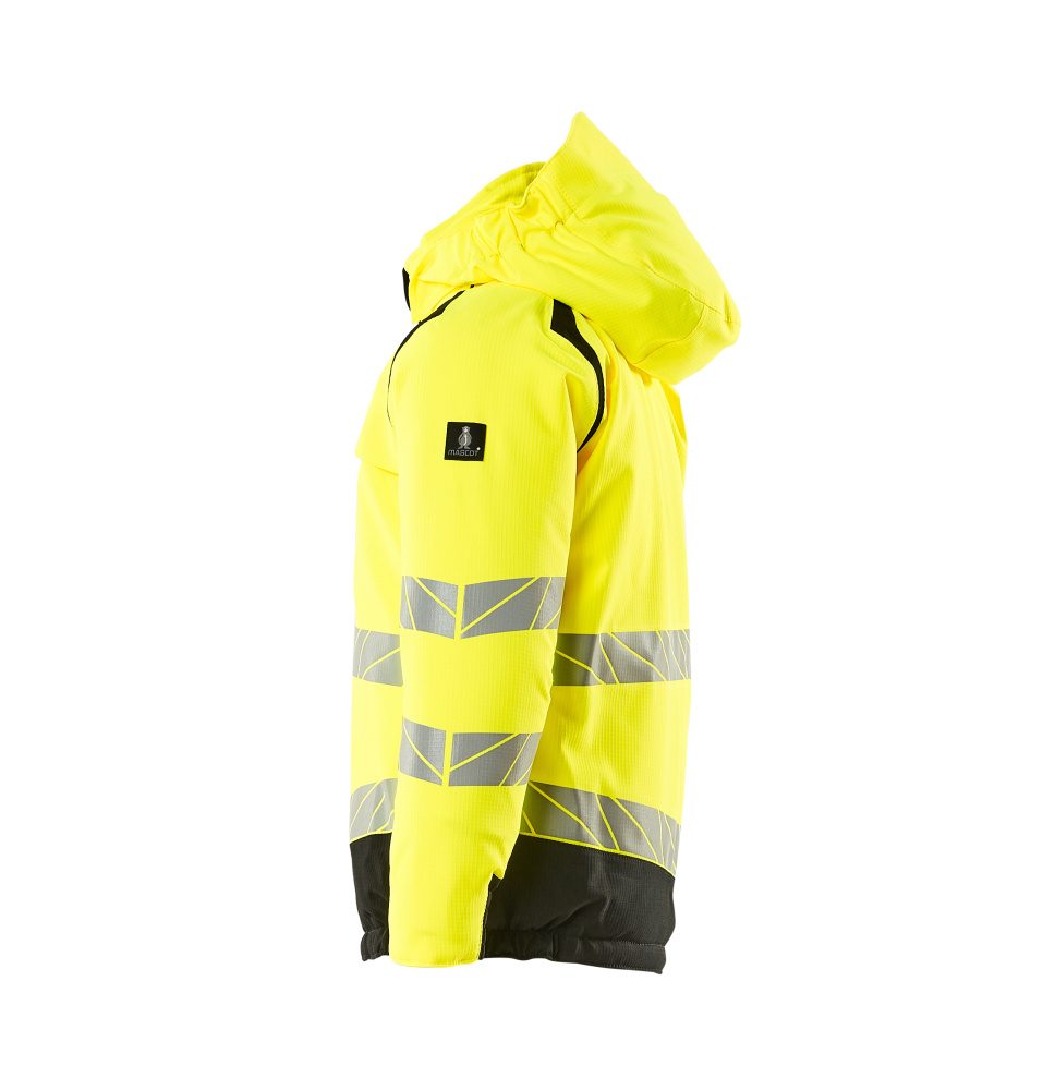 Mascot Accelerate Safe Kinder Hi-Vis Winterjacke – gelb/schwarz