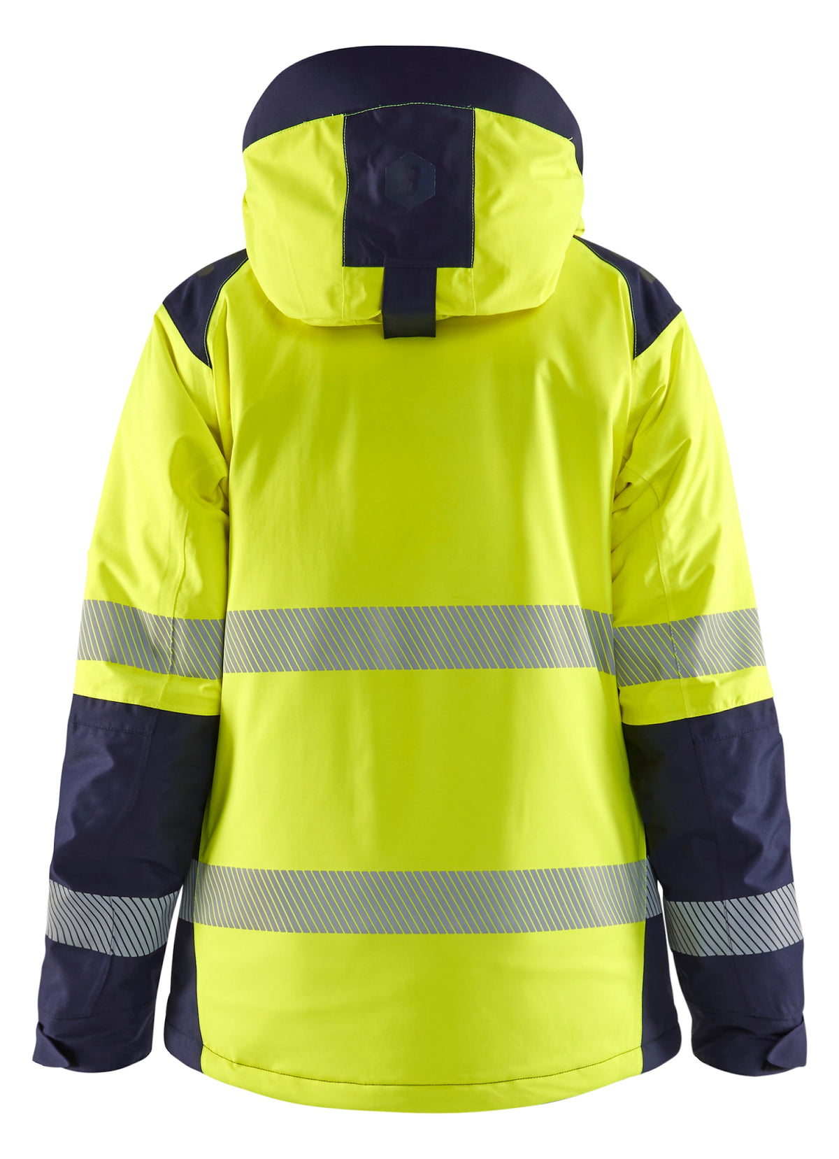 Blåkläder Damen 4456 Warnschutz Winterjacke Kl 2 – gelb/marine