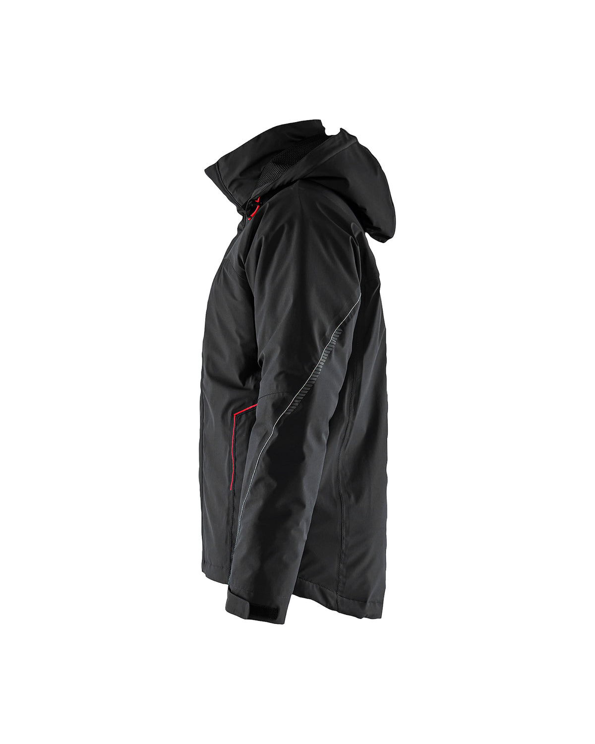 Blåkläder 4484 Stretch Winterjacke – schwarz/rot