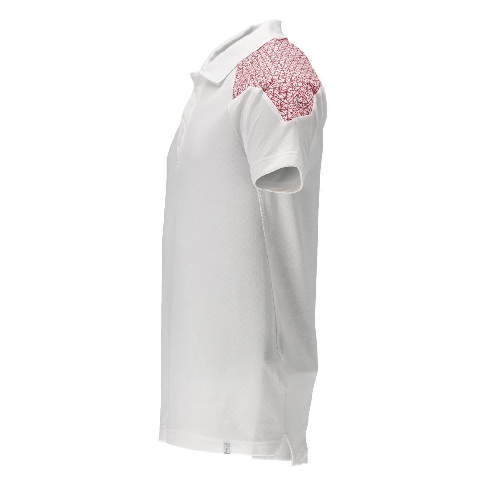 Mascot 20083-933 Food & Care Polo-Shirt – weiß/verkehrsrot