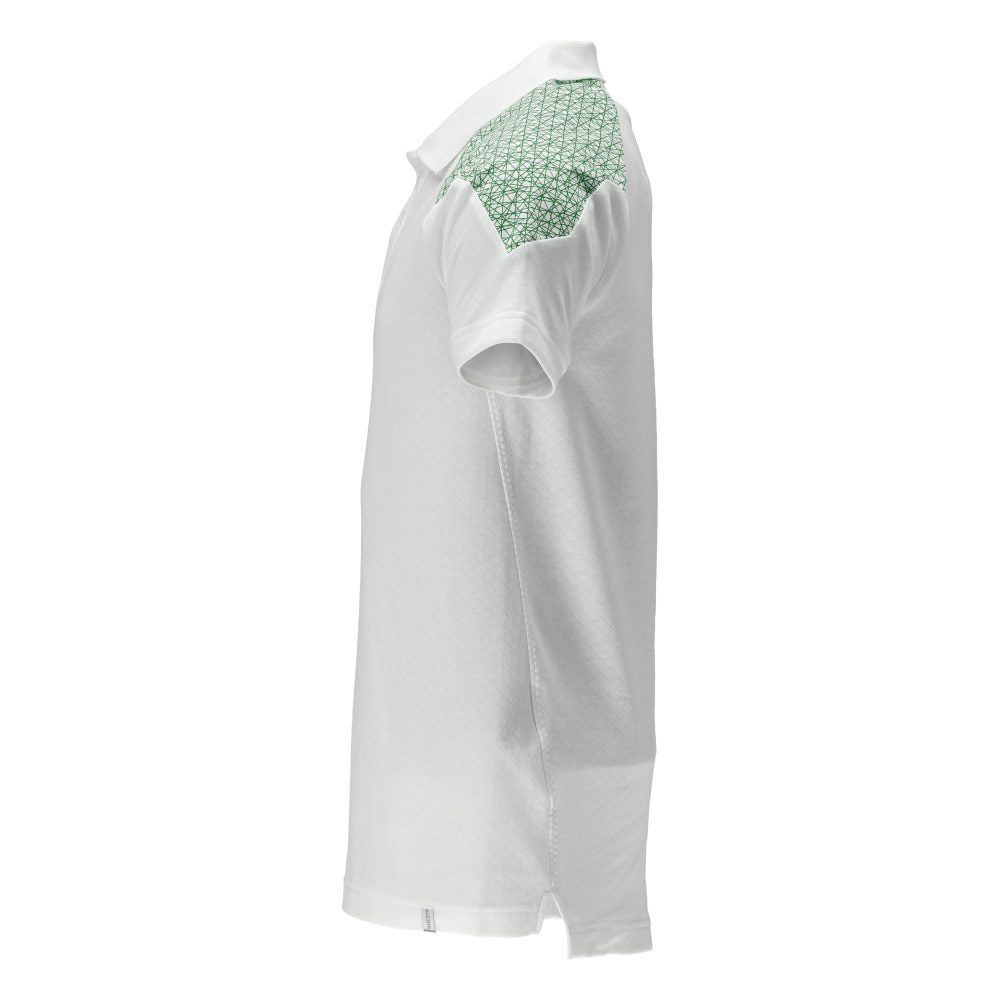 Mascot 20083-933 Food & Care Polo-Shirt – weiß/grasgrün