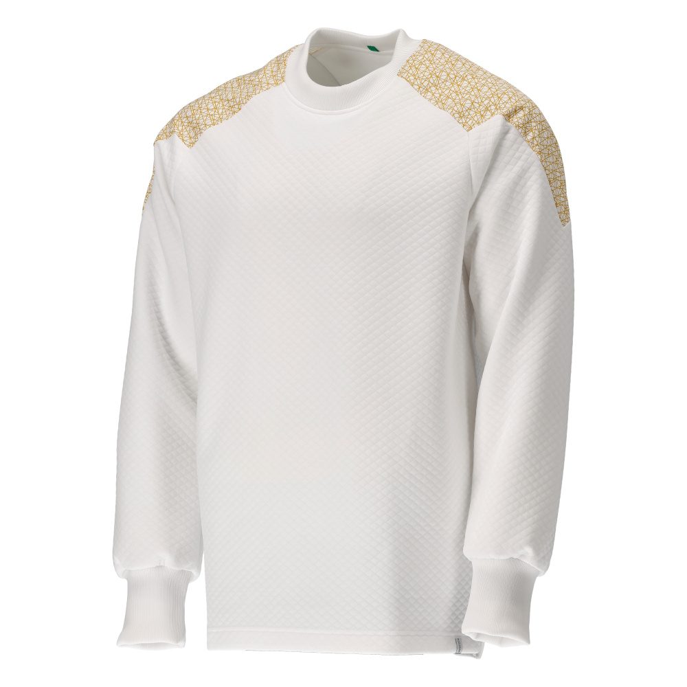 Mascot 20084-932 Food & Care Sweatshirt – weiß/currygelb