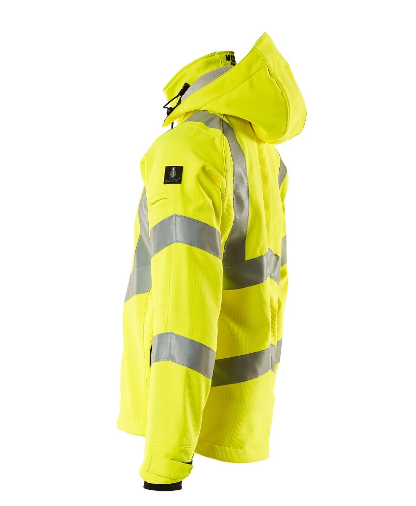Mascot Blacklpool Safe einfarb Warn Softshelljacke – gelb
