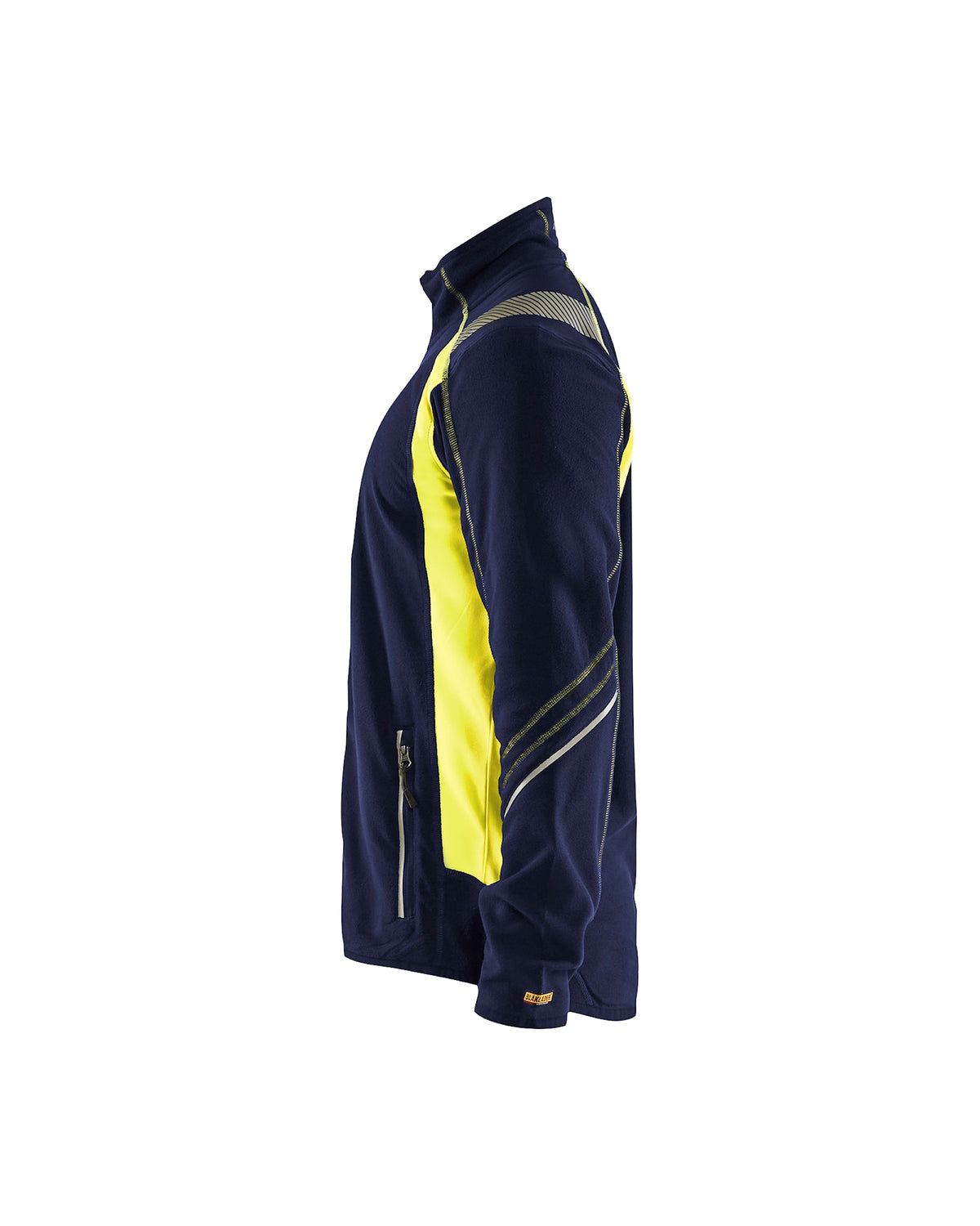 Blåkläder 4993 Microfleece-Jacke – marine/gelb