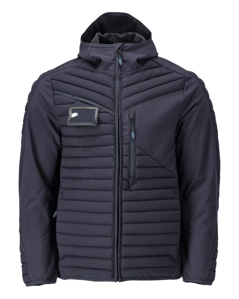 Mascot 22215-607 Customized Kapuzen-Steppjacke – schwarzblau