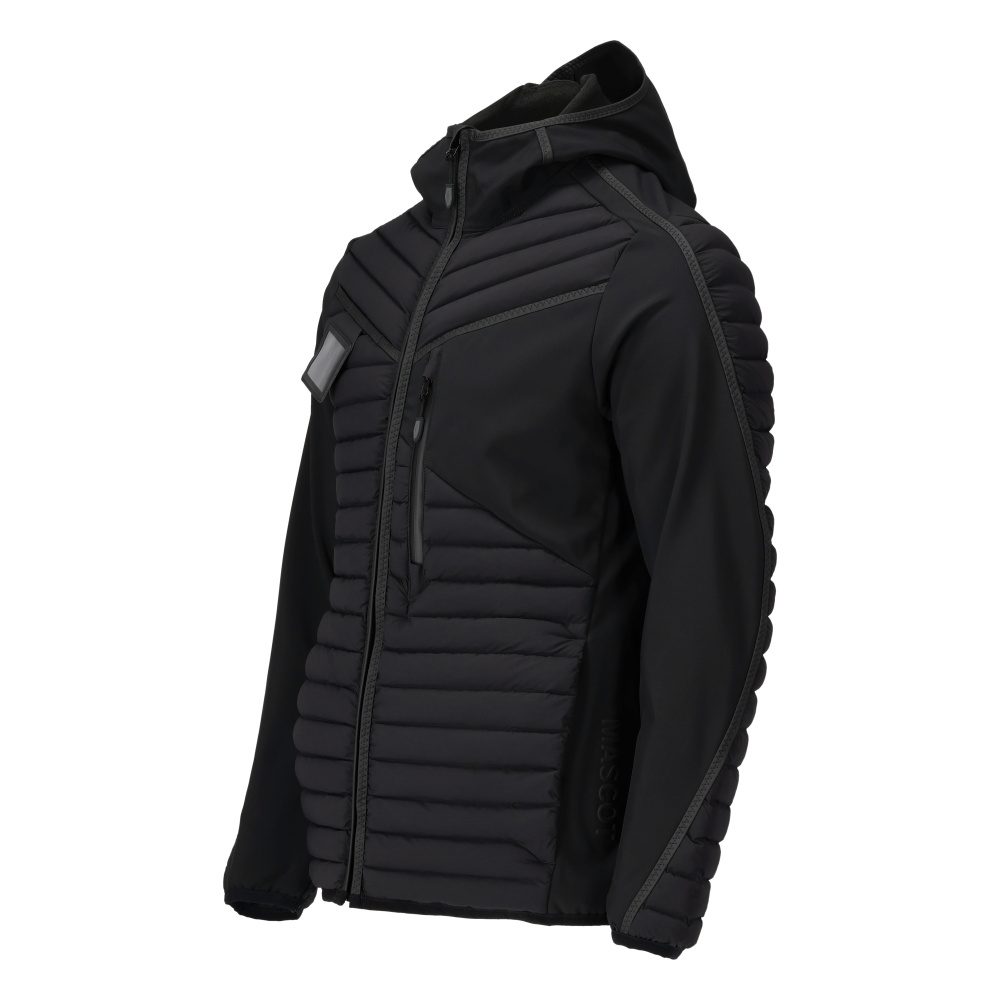 Mascot 22215-607 Customized Kapuzen-Steppjacke – schwarz