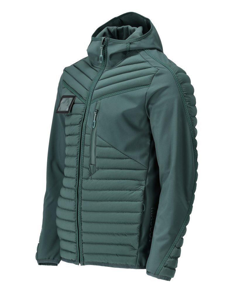 Mascot 22215-607 Customized Kapuzen-Steppjacke – waldgrün