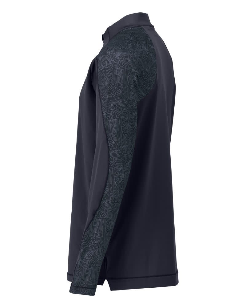 Mascot 22681-618 Customized Zip-Langarmshirt – schwarzblau