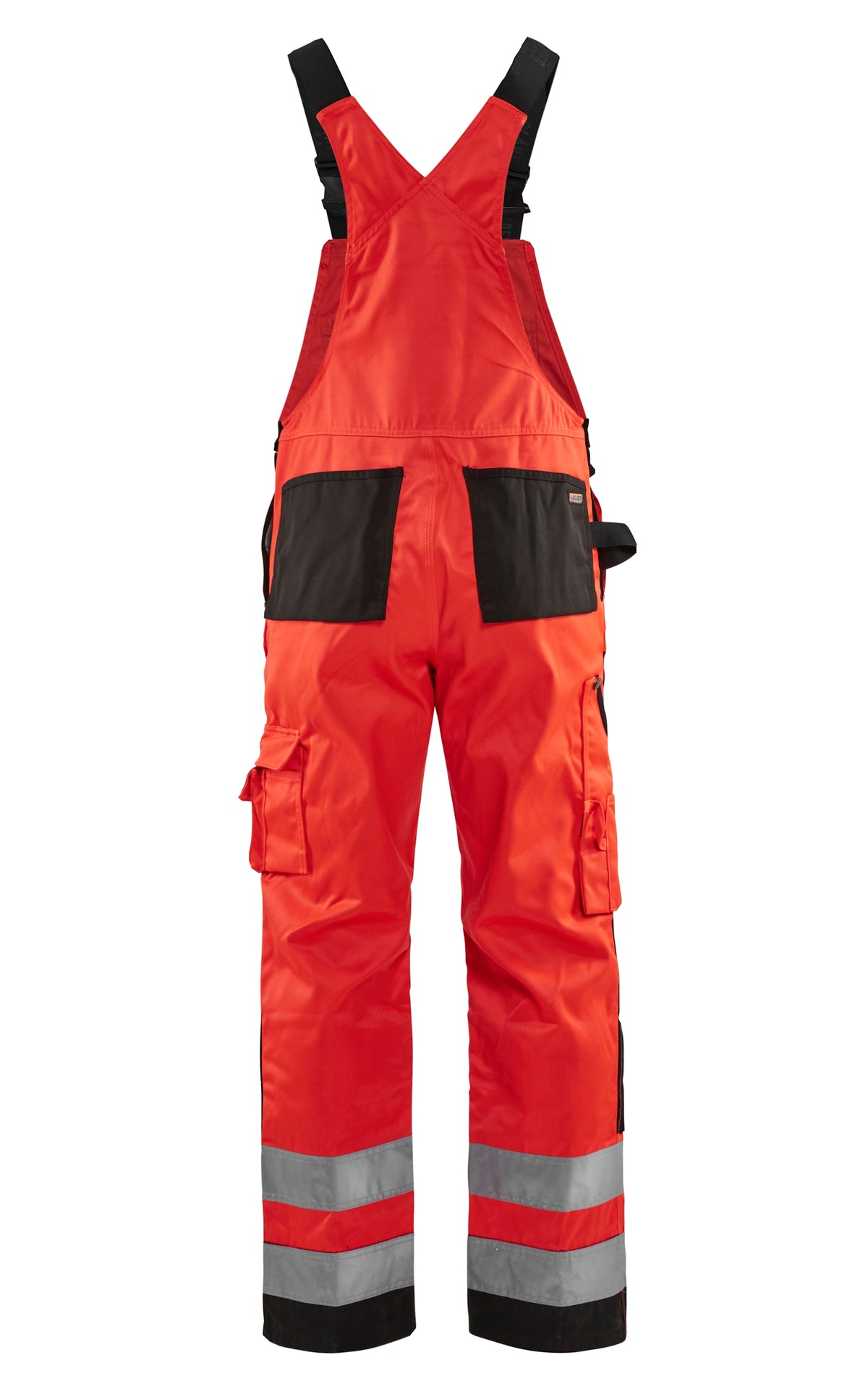 Blåkläder 2660 Warnschutz Latzhose – rot/schwarz