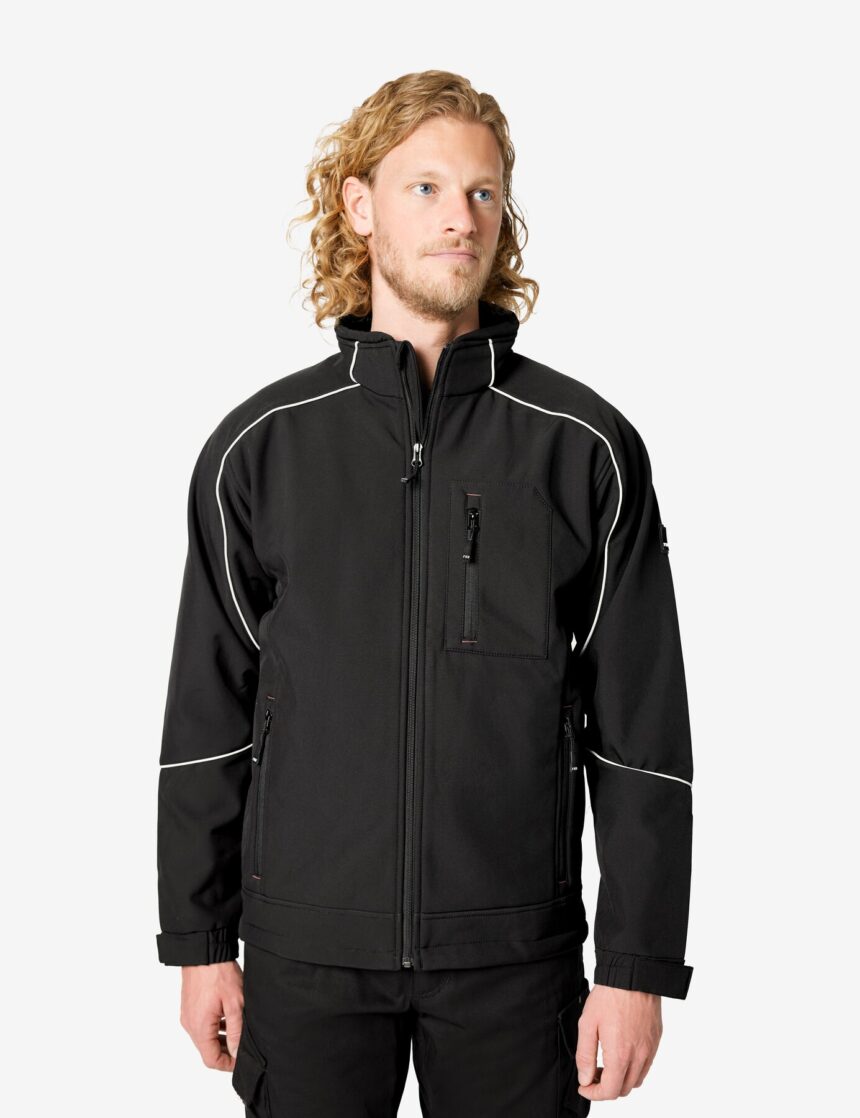 Softshelljacke "DIRK" - FHB® schwarz