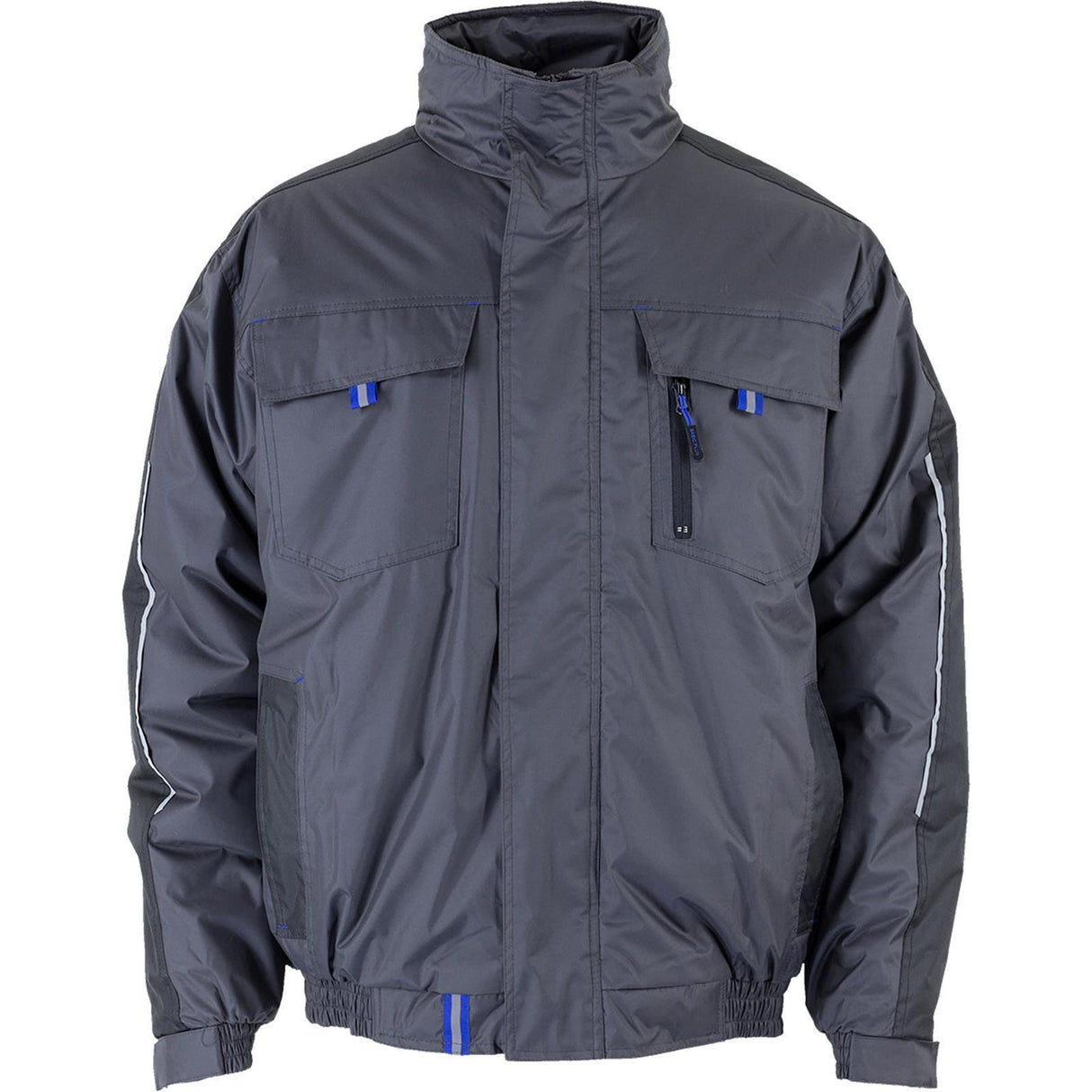 Terrax TTJB Pilotenjacke grau/royal - workXperts