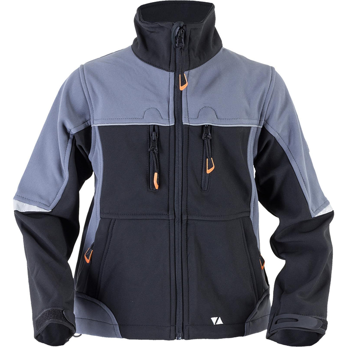 Terratrend Kinder-Softshelljacke schwarz/grau